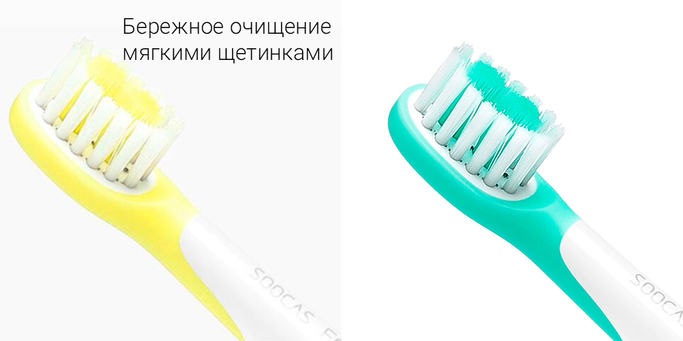 Сменные насадки для детской зубной щетки Xiaomi Soocas C1 Global (BH04)