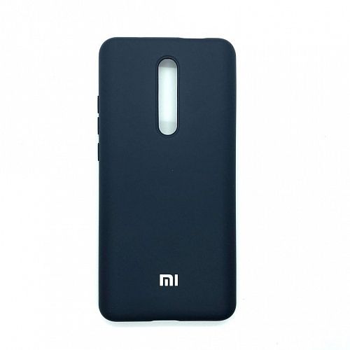 Силиконовый чехол Silicone Cover для Xiaomi Mi 9T/Redmi K20 (Темно-синий) — фото