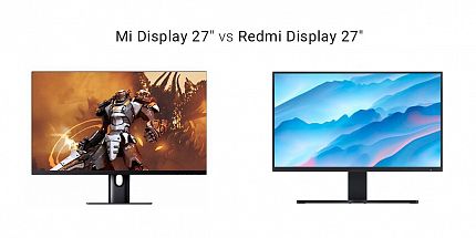 Сравнение мониторов Xiaomi Mi Display 27" и Redmi Display 27": в чем разница?