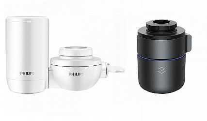 Сравнение фильтров-насадок для смесителей Xiaomi Philips Water Purifier и Xiaomi Yimi Intelligent Monitoring Faucet Water Purifier