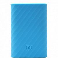 Силиконовый чехол Xiaomi Silicone Protector Sleeve для аккумулятора Mi Power Bank 5000 Голубой — фото